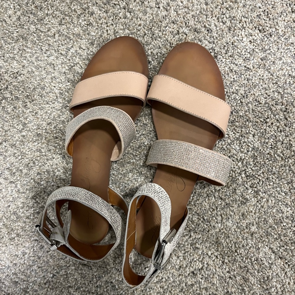 Multi printed sandals